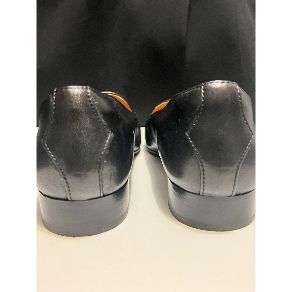 Sofft Black Leather Loafers Womens Size‎ 8 Comfort Slip On Work Dress Shoes